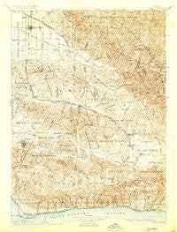 Lompoc California Historical topographic map, 1:125000 scale, 30 X 30 Minute, Year 1905