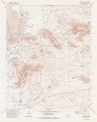 Lone Butte California Historical topographic map, 1:24000 scale, 7.5 X 7.5 Minute, Year 1973