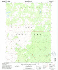 Lone Pine Butte California Historical topographic map, 1:24000 scale, 7.5 X 7.5 Minute, Year 1993