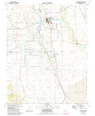Lone Pine California Historical topographic map, 1:24000 scale, 7.5 X 7.5 Minute, Year 1982