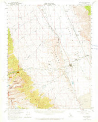Lone Pine California Historical topographic map, 1:62500 scale, 15 X 15 Minute, Year 1958