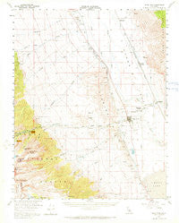 Lone Pine California Historical topographic map, 1:62500 scale, 15 X 15 Minute, Year 1958