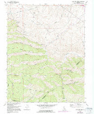 Lone Tree Creek California Historical topographic map, 1:24000 scale, 7.5 X 7.5 Minute, Year 1955