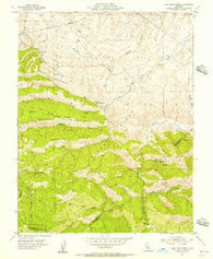 Lone Tree Creek California Historical topographic map, 1:24000 scale, 7.5 X 7.5 Minute, Year 1955