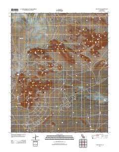 Lone Butte California Historical topographic map, 1:24000 scale, 7.5 X 7.5 Minute, Year 2012