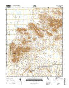 Lone Butte California Current topographic map, 1:24000 scale, 7.5 X 7.5 Minute, Year 2015