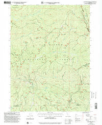 Lonesome Ridge California Historical topographic map, 1:24000 scale, 7.5 X 7.5 Minute, Year 1997