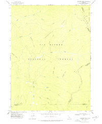 Lonesome Ridge California Historical topographic map, 1:24000 scale, 7.5 X 7.5 Minute, Year 1974