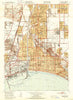 Long Beach California Historical topographic map, 1:24000 scale, 7.5 X 7.5 Minute, Year 1949