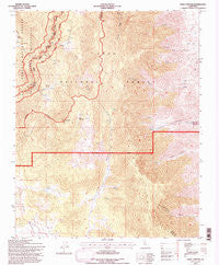 Long Canyon California Historical topographic map, 1:24000 scale, 7.5 X 7.5 Minute, Year 1994