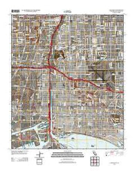 Long Beach California Historical topographic map, 1:24000 scale, 7.5 X 7.5 Minute, Year 2012