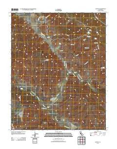Lonoak California Historical topographic map, 1:24000 scale, 7.5 X 7.5 Minute, Year 2012