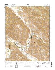 Lonoak California Current topographic map, 1:24000 scale, 7.5 X 7.5 Minute, Year 2015