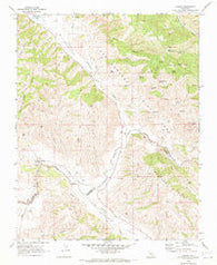 Lonoak California Historical topographic map, 1:24000 scale, 7.5 X 7.5 Minute, Year 1969