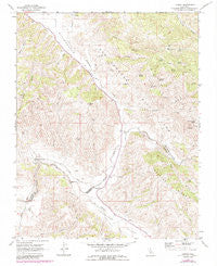 Lonoak California Historical topographic map, 1:24000 scale, 7.5 X 7.5 Minute, Year 1969