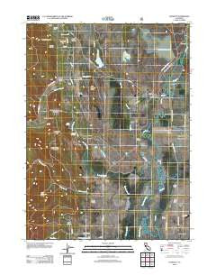 Lookout California Historical topographic map, 1:24000 scale, 7.5 X 7.5 Minute, Year 2012