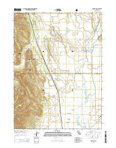 Lookout California Current topographic map, 1:24000 scale, 7.5 X 7.5 Minute, Year 2015