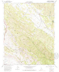 Lopez Mountain California Historical topographic map, 1:24000 scale, 7.5 X 7.5 Minute, Year 1965