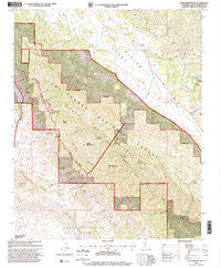 Lopez Mountain California Historical topographic map, 1:24000 scale, 7.5 X 7.5 Minute, Year 1995