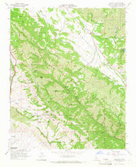Lopez Mountain California Historical topographic map, 1:24000 scale, 7.5 X 7.5 Minute, Year 1965