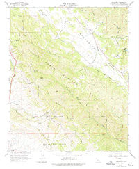 Lopez Mountain California Historical topographic map, 1:24000 scale, 7.5 X 7.5 Minute, Year 1965