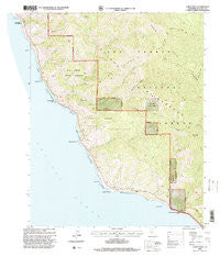Lopez Point California Historical topographic map, 1:24000 scale, 7.5 X 7.5 Minute, Year 1995