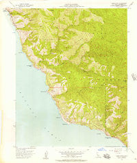 Lopez Point California Historical topographic map, 1:24000 scale, 7.5 X 7.5 Minute, Year 1956