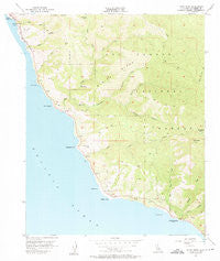 Lopez Point California Historical topographic map, 1:24000 scale, 7.5 X 7.5 Minute, Year 1956