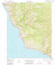 Lopez Point California Historical topographic map, 1:24000 scale, 7.5 X 7.5 Minute, Year 1956