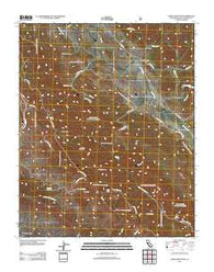 Lopez Mountain California Historical topographic map, 1:24000 scale, 7.5 X 7.5 Minute, Year 2012