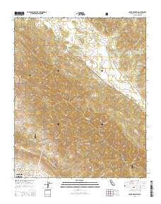 Lopez Mountain California Current topographic map, 1:24000 scale, 7.5 X 7.5 Minute, Year 2015