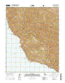 Lopez Point California Current topographic map, 1:24000 scale, 7.5 X 7.5 Minute, Year 2015