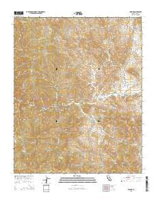 Loraine California Current topographic map, 1:24000 scale, 7.5 X 7.5 Minute, Year 2015