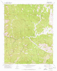 Loraine California Historical topographic map, 1:24000 scale, 7.5 X 7.5 Minute, Year 1972