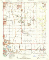 Los Alamitos California Historical topographic map, 1:24000 scale, 7.5 X 7.5 Minute, Year 1949