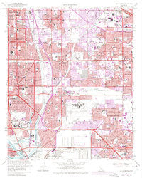 Los Alamitos California Historical topographic map, 1:24000 scale, 7.5 X 7.5 Minute, Year 1964