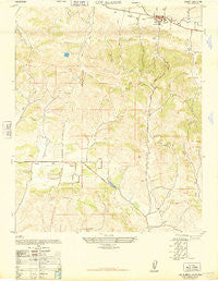 Los Alamos California Historical topographic map, 1:24000 scale, 7.5 X 7.5 Minute, Year 1948