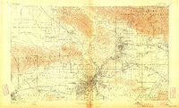 Los Angeles California Historical topographic map, 1:62500 scale, 15 X 15 Minute, Year 1900