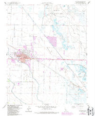 Los Banos California Historical topographic map, 1:24000 scale, 7.5 X 7.5 Minute, Year 1960