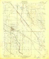 Los Banos California Historical topographic map, 1:31680 scale, 7.5 X 7.5 Minute, Year 1921