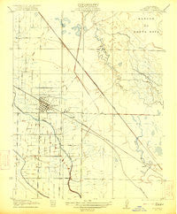Los Banos California Historical topographic map, 1:31680 scale, 7.5 X 7.5 Minute, Year 1921