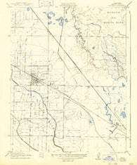 Los Banos California Historical topographic map, 1:31680 scale, 7.5 X 7.5 Minute, Year 1921