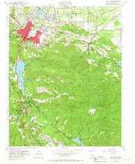 Los Gatos California Historical topographic map, 1:24000 scale, 7.5 X 7.5 Minute, Year 1953