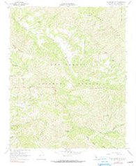 Los Machos Hills California Historical topographic map, 1:24000 scale, 7.5 X 7.5 Minute, Year 1967