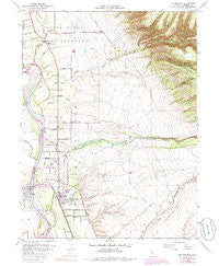 Los Molinos California Historical topographic map, 1:24000 scale, 7.5 X 7.5 Minute, Year 1952