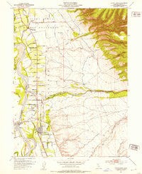 Los Molinos California Historical topographic map, 1:24000 scale, 7.5 X 7.5 Minute, Year 1952