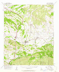 Los Olivos California Historical topographic map, 1:62500 scale, 15 X 15 Minute, Year 1959