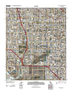 Los Alamitos California Historical topographic map, 1:24000 scale, 7.5 X 7.5 Minute, Year 2012