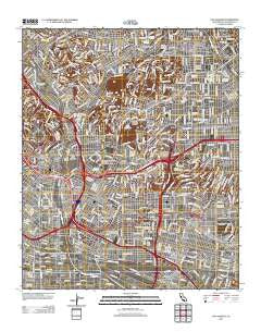 Los Angeles California Historical topographic map, 1:24000 scale, 7.5 X 7.5 Minute, Year 2012