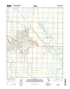Los Banos California Current topographic map, 1:24000 scale, 7.5 X 7.5 Minute, Year 2015